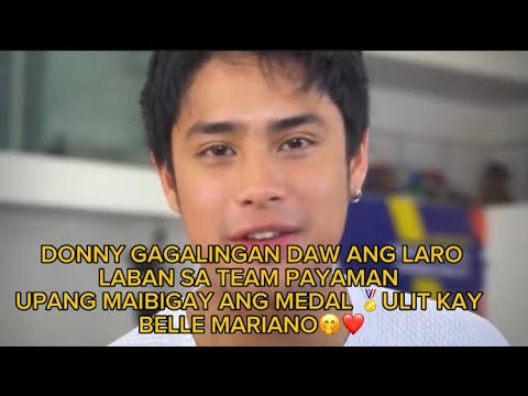 DONNY GAGALINGAN DAW ANG LARO LABAN SA TEAM PAYAMAN UPANG MAIBIGAY ANG MEDAL 🏅 ULIT KAY BELLE 🤭❤️