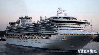 preview picture of video 'Transoceanic cruise ship «Diamond Princess» in Vladivostok'
