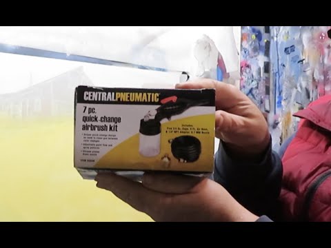 Cheap Airbrush from Harbor Freight