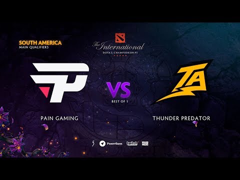 paiN Gaming vs Thunder Predator, TI9 Qualifiers SA, bo1 [Jam & LighTofHeaveN]