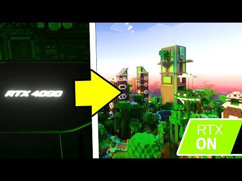 GIOCO A MINECRAFT REALISTICO CON UNA RTX 4090!!
