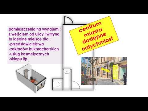 pomieszczenia do wynajęcia w centrum Gorzowa Wlkp z funkcją sklepu, przedstawiciela, kosmetyki itp