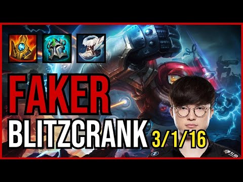 FAKER - BLITZCRANK vs THRESH Support - KR Grandmaster - Patch 11.3