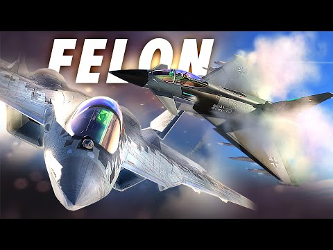 SU-57 Felon vs Eurofighter Typhoon | DCS World