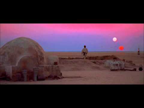 Star Wars Binary Sunset Scene Without Music