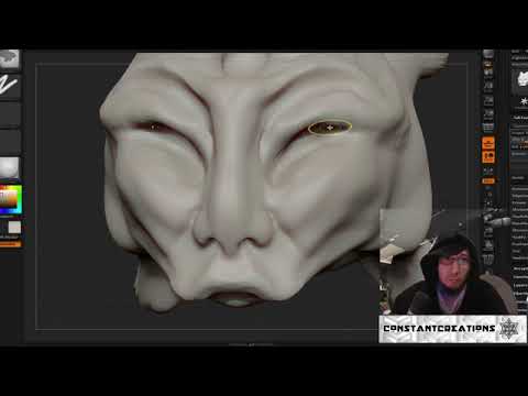 Live Digital Visionary Art Sculpting