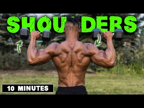 10 MINUTE LIGHTWEIGHT DUMBBELL SHOULDER WORKOUT!