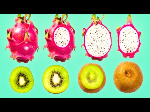 Hidden Patterns Inside Tropical Fruit