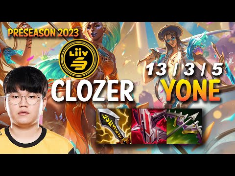 LSB Clozer YONE vs SYNDRA Mid - KR Ranked