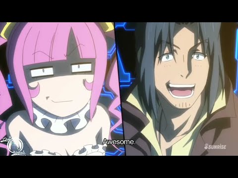 Season 1 Gundam Build Fighter Best Battle Scene - Amazing Battle Best Fight in Ep25