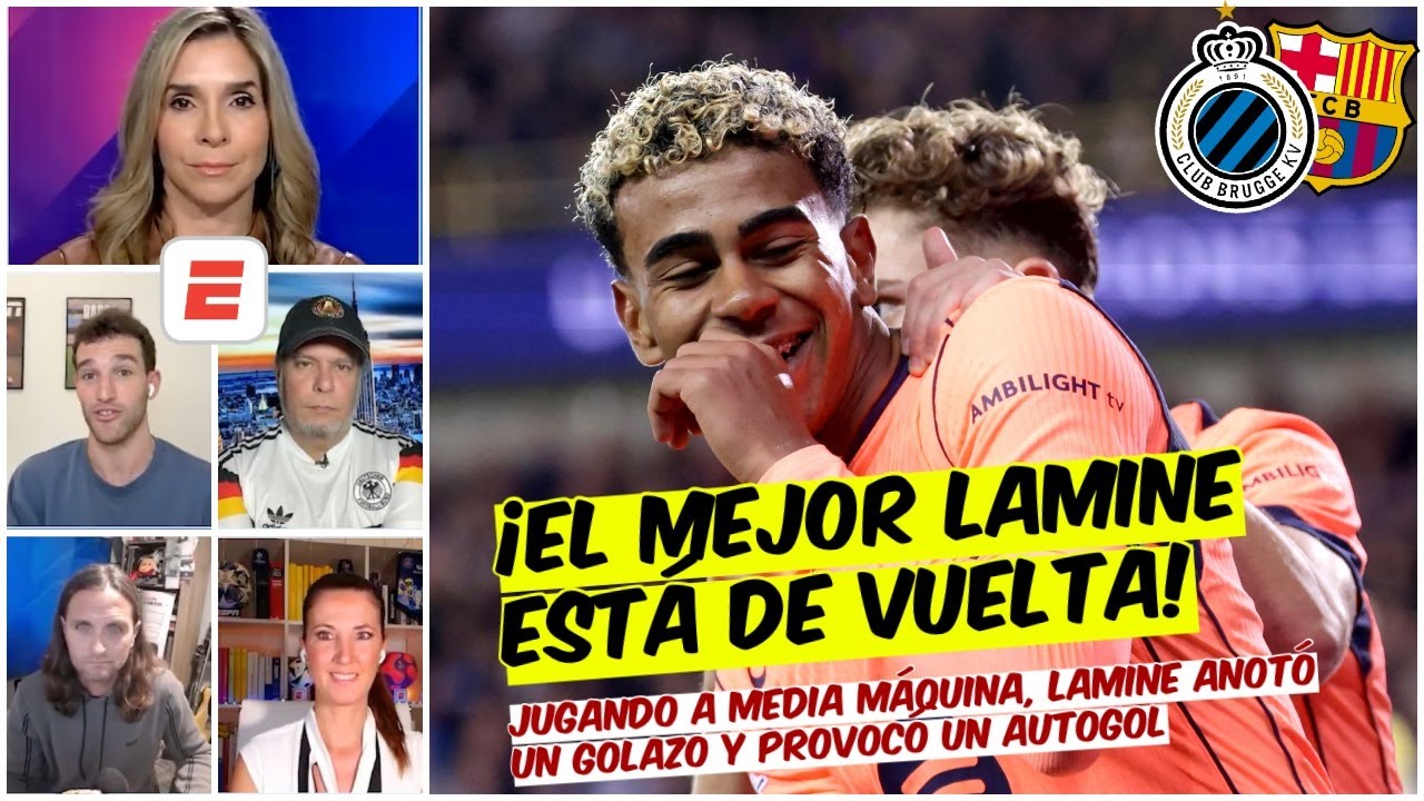 Lamine Yamal JUEGA a lo ROMARIO. Anotó UN GOLAZO fue el MEJOR del BARCELONA ante BRUJAS | Exclusivos