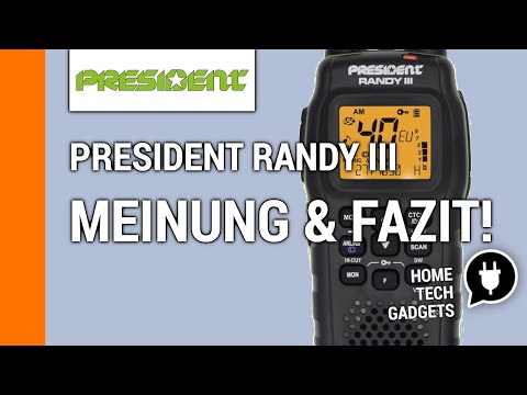 President Randy 3 - Vorstellung und mein Fazit - Ist das die beste Handfunke 2023
