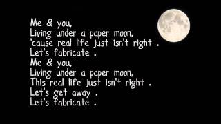 All Time Low ~ Under a Paper Moon (Lyrics) HD