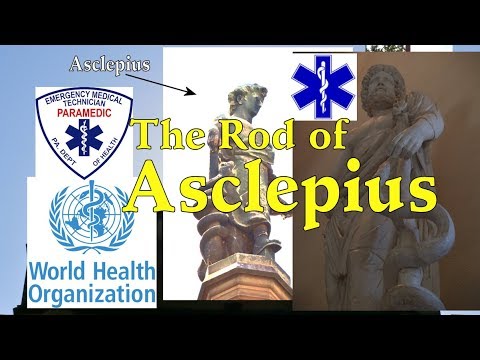 Rod of Asclepius (God of Healing) Symbols in Plain Sight
