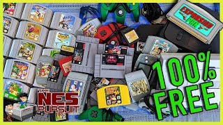 ALL OF THESE WERE GOING IN THE TRASH! I GOT THEM FOR FREE! HUGE N64 and SNES LOT!