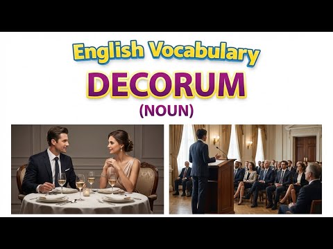 Antonym For Decorum