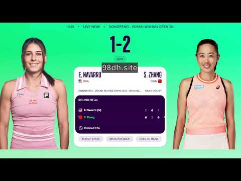 Emma Navarro vs Zhang Shuai Live Scores| WTA Wuhan 2025
