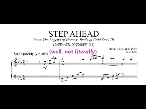 [Level 1 Transcription] Step Ahead | The Legend of Heroes: Trails of Cold Steel III