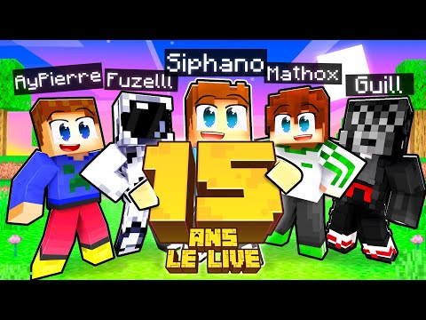 ON RÉUNIT LES PLUS GROS YOUTUBERS FR POUR LES 15 ANS DE MINECRAFT ! 🎂 (Nostalgie)