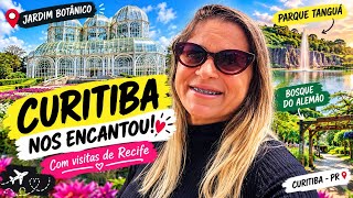 CURITIBA É MESMO TUDO ISSO? 😍 Jardim Botânico, Parque Tanguá e Bosque do Alemão ✨️