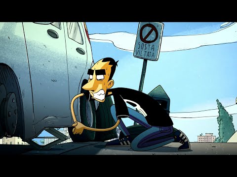 Strappare lungo i bordi -  Zero, cambio della gomma - PARTE 1