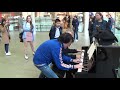 Guy In Blue Creeped Up To The Piano...Then THIS Happened! Guy In Blue Creeped Up To The Piano...Then THIS Happened!
