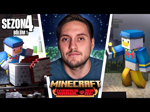 MINECRAFT HARDCORE BAŞLADIM! NOR ORANTI - BÜYÜK HAYALLER | MINECRAFT HARDCORE | BÖLÜM 1 | SEZON 4 |