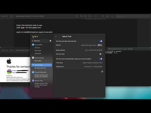 How to fix date and time problem | MacBook Pro (UPDATED 2024)
