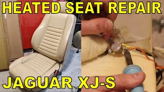 Jaguar XJ-S Heated Seat Repair - Surprisingly Simple!