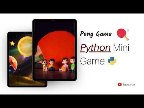 Pong Game Python Mini Project Python Mini Game Pycharm