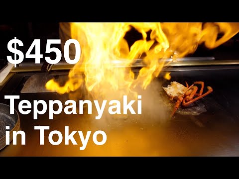 $450 Teppanyaki Course meal with Foie gras and Seafood in Tokyo