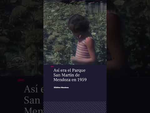 Así era el Parque San Martín de Mendoza en 1959: un video a color revive su historia