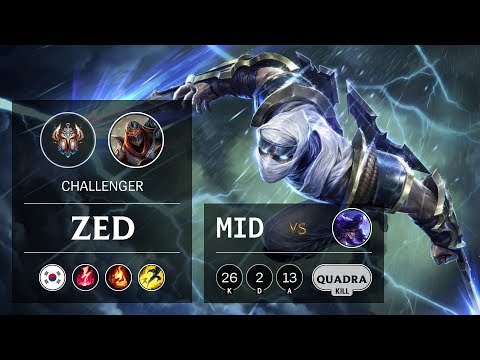 Zed Mid vs Ryze - KR Challenger Patch 9.24