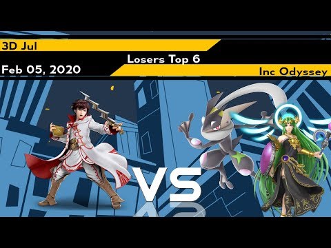 [Smash Ultimate] Xeno199 (L.Top 6) - 3D Jul vs Inc Odyssey
