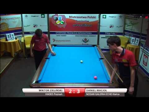 Mistrzostwa Polski Juniorów w Bilard 9 bil - Kielce 2013 - finał