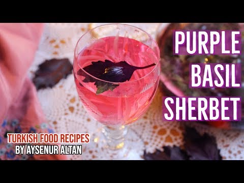 Turkish Basil Sherbet ✅ 🍷 Refreshing Healthy Summer Drink