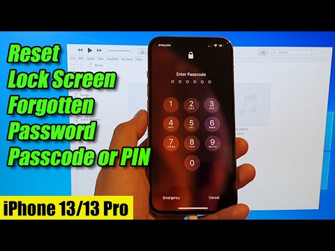 iPhone 13/13 Pro: How to Reset Lock Screen Forgotten Password/Passcode/PIN