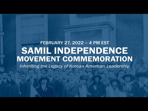 Samil Independence Movement Commemoration Virtual Event