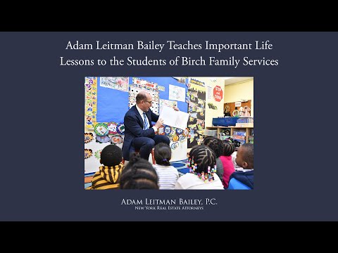 Adam Leitman Bailey Teaches Important Life Lessons to the Students of Birch Family Services testimonial video thumbnail
