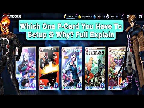 Which One P-Card You Have To Setup & Why? Full Explain - Marvel Future Fight