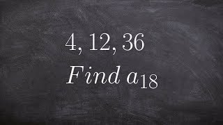 Learn how to determine the 18th term of a sequence by using the explicit formula