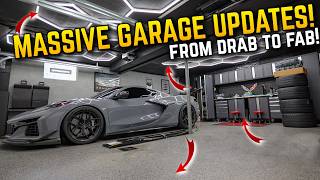 I Can't Believe How AWESOME My Corvette Garage Looks Now! Before And After!
