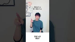 【手話歌】5センチ / WaT #shots #歌ってみた #手話歌 #手話 #歌