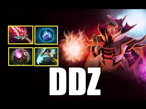 8400 MMR  DDZ Playing Invoker with Bloodthorn and Scythe of Vyse