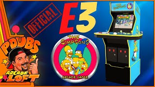 Arcade1Up The Simpsons Cabinet is now "Officially Official" E3 2021 Reveals!