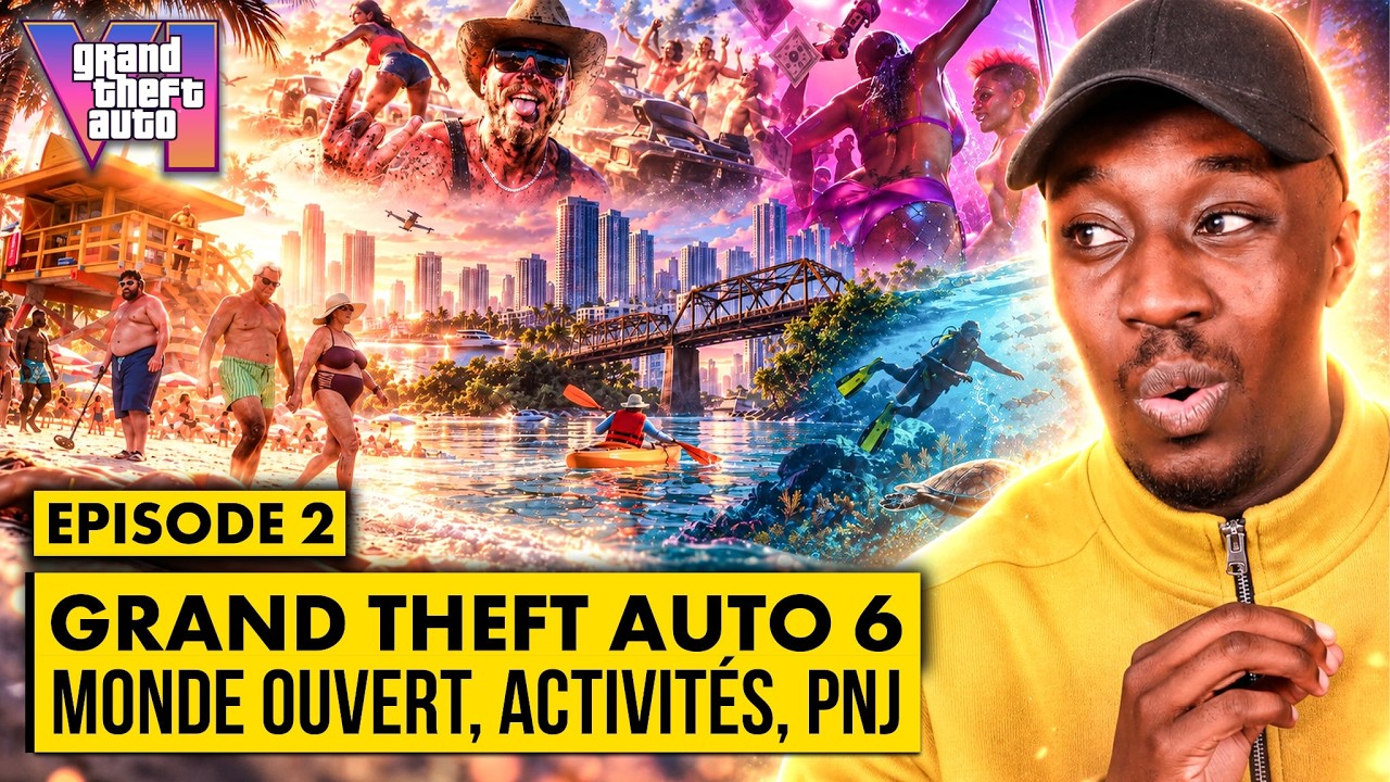 Grand Theft Auto 6 : Les VRAIES INFOS de ROCKSTAR ! MONDE OUVERT, PNJ, ACTIVITÉS 💥[Road to GTA 6 #2]