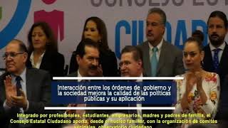 TOMA PROTESTA GOBERNADOR DEL ESTADO, DE NUEVA DIRECTIVA DEL CONSEJO ESTATAL CIUDADANO