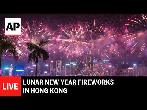 Video Thumbnail: LIVE: Lunar New Year fireworks in Hong Kong