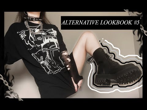 alternative/grunge/goth lookbook #5 autumn edition // lxshlouise