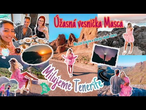 TENERIFE 4 🚗 | Cestujeme po ostrově, vesnička Masca a měsíční krajina 🌜#cestování